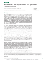 Accountable Care Organizations and Specialists