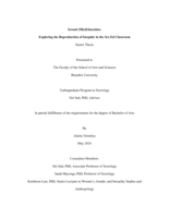 Sexual (Mis)Education: Exploring the Reproduction of Inequity in the Sex Ed Classroom