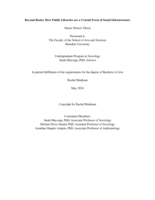 Beyond Books: How Public Libraries are a Crucial Form of Social Infrastructure