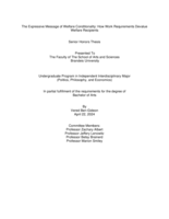 The Expressive Message of Welfare Conditionality: How Work Requirements Devalue Welfare Recipients