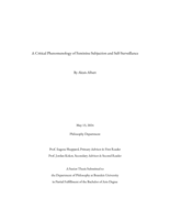 A Critical Phenomenology of Feminine Subjection and Self-Surveillance