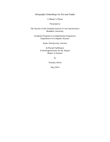 Holographic Embeddings for Text and Graphs