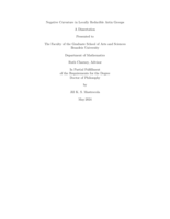 Negative Curvature in Locally Reducible Artin Groups