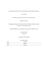 Moreh Steiner and Melech David: Teaching Psalms through a Waldorf Perspective
