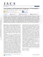 Total Synthesis and Stereochemical Assignment of Enteropeptin A