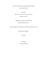 Little Miss Dysfunctionality and Other Unpretty Thoughts