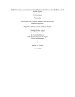 Rights, Revolution, and Nationhood: Israeli Supreme Court Cases After the Basic Law of Human Dignity