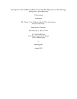 Development of Novel Molecular Photoswitches for Their Applications in Photon Energy Storage and Catalyst Recovery