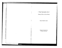 The Narrative Act: Point of View in Prose Fiction