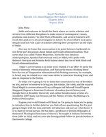 Shaul Magid on the Jewish Radicalism of Meir Kahane: (JP, Eugene Sheppard)