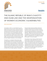 The Islamic Republic of Iran's chastity and hijab law and the weaponization of women's economic vulnerabilities