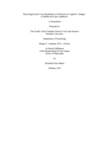 Physiological and Voice Biomarkers as Predictors of Cognitive Changes  in Middle and Later Adulthood