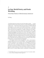 Lu Xun, World Poetry, and Poetic Worlding: From Mara Poetry toRevolutionary Literature