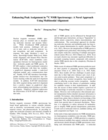 Enhancing Peak Assignment in 13 C NMR Spectroscopy: A Novel Approach Using Multimodal Alignment