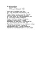 "At Mount Pleasant" in The Silver Note: Poets of Arlington Massachusetts