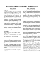 Frictive Policy Optimization for LLM Agent Interactions