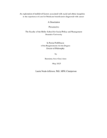 An exploration of multilevel factors associated with racial and ethnic inequities in the experience of care for Medicare beneficiaries diagnosed with cancer
