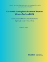 Ezra and Springboard Alumni Report Winter/Spring 2024: Evaluation of Hillel International's Springboard Fellowship