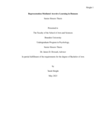 Representation-Mediated Learning in Humans
