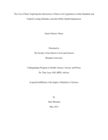 The Cost of Heat: Exploring the Intersection of State-Level Legislation on Heat Standards and Federal Cooling Subsidies, and their Public Health Implications