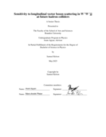 Sensitivity to longitudinal vector boson scattering in W±W±jj at future hadron colliders