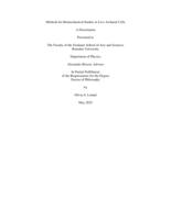 Methods for Biomechanical Studies in Live Archaeal Cells