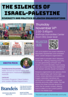 The Silences of Israel-Palestine: Diversity and Politics in Jewish Organizations