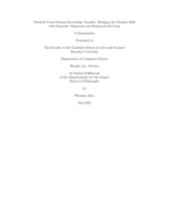Towards Cross-Domain Knowledge Transfer: Bridging the Domain Shift with Semantic Alignment and Human-in-the-loop
