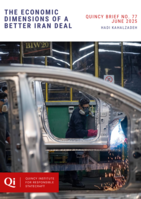 The Economic Dimensions of a Better Iran Deal