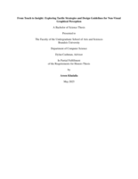 From Touch to Insight: Exploring Tactile Strategies and Design Guidelines for Non-Visual Graphical Perception