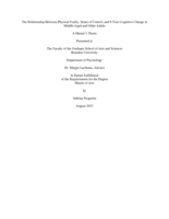 The Relationship Between Physical Frailty, Sense of Control, and 9-Year Cognitive Change in Middle-Aged and Older Adults