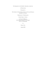 Developments in the finitistic dimension conjecture
