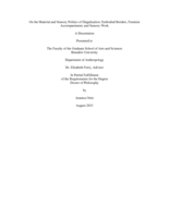 On the Material and Sensory Politics of Illegalization: Embodied Borders, Feminist Accompaniment, and Sensory Work