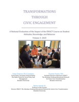 Transformations Through Civic Engagement: A National Evaluation of the Impact of the ENACT Courses on Student Attitudes, Knowledge and Behavior Volume 3. 2025