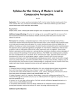 History of Modern Israel in Comparative Perspective