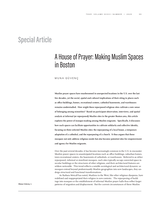 A House of Prayer: Making Muslim Spaces in Boston