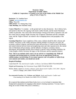 Conflict & Cooperation: A Ground Level View of the Politics of the Middle East