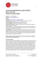 The Israeli-Arab/Palestinian Conflict