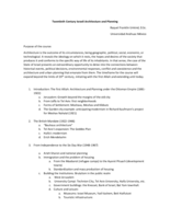 Twentieth Century Israeli Architecture and Planning