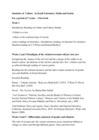 Semiotics of Culture in Israeli Literature, Media and Society