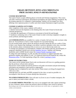 ISRAEL BETWEEN JEWS AND CHRISTIANS