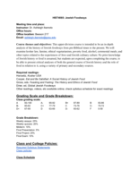 HIST4085: Jewish Foodways