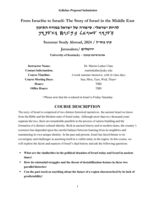 From Israelite to Israeli: The Story of Israel in the Middle East