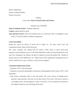 Issues on Israeli Society and Culture