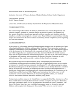 Jewish American Identity Disputes from the Perspective of the Zionist Ideas