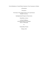 On the Modulation of Central Pattern Generators: From Crustaceans to Rodents