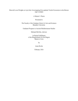 Discoid Loom Weights at Ayia Irini: Investigating Non-palatial Textile Economies in the Bronze Age Cyclades