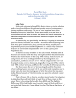 Maurice Samuels: Jewish Assimilation, Integration and the Dreyfus Affair (JP)