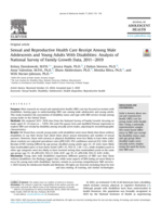 Sexual and Reproductive Health Care Receipt Among Male Adolescents and Young Adults With Disabilities: Analysis of National Survey of Family Growth Data, 2011–2019