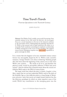 Time Travel's Travels Victorian Speculation in the Twentieth Century